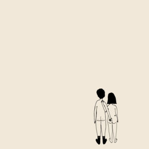 naked couple back unisex t-shirt Design