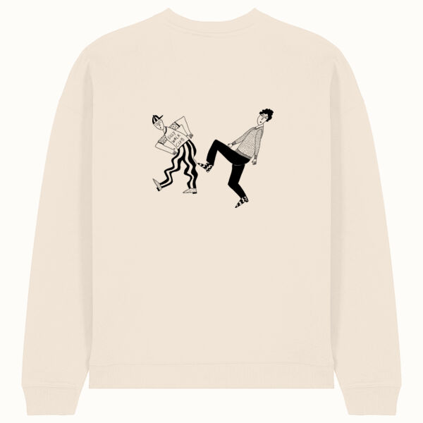 silly walk club unisex sweater Thumbnail